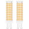 tkhetiana G9 LED Lampadina Bianco Caldo 12W - Equivalente 100W Alogena, Risparmio Energetico, Corn, 2 Pack
