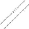 BeadsJar Corda catena in argento Sterling 925 POW finito collana 45,7 cm