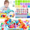 Balakaka 2026 Nuovo Magic Water Elf con 20 Gel Colorati, Kit Creativo 3D Magic Gel con 18 Formine/Acquario, Giocattolo Acquatico Fatto a Mano Regalo per Bambini 5 6 7 8 9