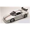 TECNOMODEL TMD18361D FERRARI 288 GTO EVOLUZIONE 1985 WHITE/ITALIAN FLAG STRIPE 1