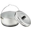 Trangia TR12525, Pentola con Coperchio in Alluminio Grigio, 2.5 Litri