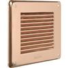 La Ventilazione GRA10R Griglia Quadra da Sovrapporre, Rame