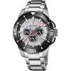 Festina Orologio Uomo Analogico - Acciaio Inox 316L Argento - Movimento al Quarzo - Cronografo - Calendario - Vetro Minerale Alta Resistenza - Impermeabile 10 ATM - F20641/1 Chrono Bike