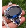 Fatto a mano Ciondolo gioiello fatto a mano con pietra preziosa in argento sterling 925 to...