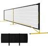 SPORTNOW Rete da Pickleball Portatile, Telaio in Metallo e Rete in Tessuto, 670x60x92 cm, Giallo e Nero | Aosom Italy