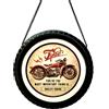 DiiliHiiri Cartello 3D vintage retrò per moto classiche, segno bar pub caffetteria officina garage. Targa americana anni '50. Piastra 30 x 60 x 4 cm (9541-3)