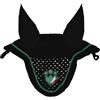 Equitatus1991 Cuffia Pony Cap Nera e Verde