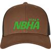 Equitatus1991 Cappello con Visiera Benji Nbha Marrone e Verde