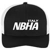 Equitatus1991 Cappello con Visiera Benji Nbha Nero e Bianco