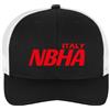 Equitatus1991 Cappello con Visiera Benji Nbha Nero e Rosso