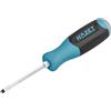 HAZET Cacciavite con calotta dimpatto 811S-45, profilo a taglio 0,8x4,5 mm, lunghezza totale 175 mm, calotta dimpatto in acciaio per lallentamento di viti strette