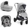 Chicco - Trio Bellagio 2.0 Comfort Con Seggiolino Auto First Seat Recline, Lunar Rock