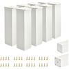 ALUSFERA Piedini regolabili per mobili - Set da 8 - Piedini per mobili dal design elegante - Piedini per mobili 40 x 40 x 150 mm Facile montaggio con set completo di viti