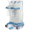 CA-MI Aspiratore chirurgico NEW HOSPIVAC 400 con 2 vasi da 2l, comando a pedale e deviatore di flusso