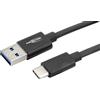 Ansmann 1700-0080 Cavo USB USB 2.0 0,12 m USB A USB C Nero