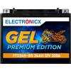 Electronicx Extreme Edition GEL Batteria 24Ah 12V 320A ▶ Moto Scooter Quad Batteria - senza manutenzione antivibrazione a scarica profonda