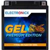 Electronicx Extreme Edition GEL Batteria per moto 12V 16Ah 235A ▶ Batteria moto, motocicletta, scooter, quad - senza manutenzione, ermetica, a scarica profonda