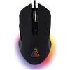 THE G-LAB - Kult Helium Pro - Mouse Gaming con Filo - Mouse da Gaming USB - Sensore Ottico Regolabile 12800 DPI, Illuminazione LED 7 Colori, Mouse Gamer Silenzioso a 6 Pulsanti - PC/PS4/PS5/Xbox