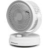 Orbegozo TF 1015 - Ventilatore da tavolo, 15 cm, 40 W, 3 velocità, oscillazione orizzontale automatica, testa inclinabile a 90°, silenzioso, piedini antiscivolo, design compatto, grande flusso d'aria
