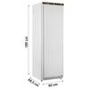 Armadio Congelatore Professionale 400, -22°C/-18°C, con Interno in ABS Termoformato, Maniglia Integrata e 6 Ripiani Fissi
