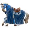 Bullyland 80769 Figura Figura Cavallo Torneo Mondiale in Blu, Multicolore