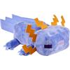 Mattel Minecraft - Axolotl blu, morbido peluche di 20 cm ispirato al personaggio del videogioco, design pixelato e tessuto di qualità, da abbracciare e coccolare, 3+ anni, JDH77