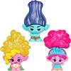 DREAMWORKS TROLLS Trolls Le 3 DreamWorks Bambole con Capelli glitterati, Morbidi ed Elastici - Stretchy Hair Viva