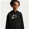 LEGO Felpa con cappuccio Collezione Nike x LEGO per bambini grandi - Nera
