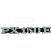 RMS Targhetta cofano px150e Nameplate side panel p150x