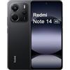 XIAOMI Redmi Note 14 4G Smartphone, 8GB + 256GB, Octa-core, Display AMOLED da 120 Hz, Batteria 5110 mAh, 33 W, Nero (Versione EU)