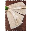 TRENDMALLS Dupatta da donna in seta jacquard con disegno floreale (D06-WhiteGolden), bianco, Taglia Unica
