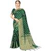 Nivah Fashion Donne Sari in Seta Kanjivaram Banarasi Arte Indiana con Camicetta, Viola