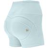 FREDDY - Shorts Push Up Wr.up® Vita Alta Jersey Drill Ecologico, Donna, Verde, Medium