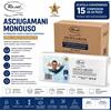 ROIAL Asciugamani Monouso Roial 40 x 70 cm Scatola da 15 Confezioni da 60 Pezzi per Estetiste, Parrucchieri e Centri Estetici 1 Busta