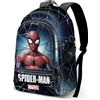 Spiderman Marvel Spider-Man - Zaino scuola elementare, spallacci imbottiti, 2 tasche frontali
