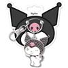 Hello Kitty Kuromi - Portachiavi in metallo con strass