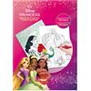 Principesse Disney - Libro da colorare con adesivi