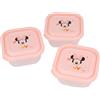 Minni - Minnie Mouse Disney Minni - Set 3 contenitori cibo in plastica