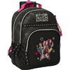 KPop Demon Hunters K-Pop Demon Hunters - Zaino Scuola multi round Energy nero glitter 33x42x14 cm