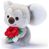 Trudi - Peluche 15cm XS Trudino Koala fiori rossi