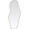 vidaXL Specchio da Parete Dorato 90x40 cm