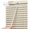 Generico Veneziana in Alluminio per Finestre, 40 60 70 90 100 110 140 160 170 190 200 215 cm Protezione dalla Luce e Visibilità Esterna, Kit di Fissaggio a Muro Incluso(Beige)
