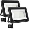kelinvmi Faretto Led da Esterno 50W, 5000lm Faro LED da Esterno, 4200K Bianco Caldo IP66 Impermeabile Proiettore Faretti LED per Giardino, Corridoio, Terrazza, Patio.