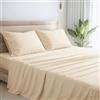 MAXIME MAISON - Lenzuola Letto Singolo Cotone Made in Italy in Puro Cotone 100%, Completo Letto Singolo 1 Federa Inclusa, Tocca con Mano la Qualità di un Tessuto in Fibra Naturale (Panna)