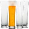 SCHOTT ZWIESEL Bicchiere da birra di frumento Beer Basic 0,3 l (set di 4) | bicchieri in cristallo Tritan lavabili in lavastoviglie, Made in Germany