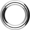PIERCINGLINE Anello segmentato clicker in acciaio chirurgico, piercing ad anello in oro, argento, rosa, nero o blu, per naso, setto, orecchio, elice o trago, 4 mm Stabstärke | 14 mm Innendurchmesser