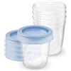 Philips Avent 5 Vasetti da 180ml per la conservazione di latte e pappe