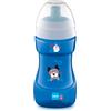 MAM Sports Cup Tazza bambini 330 ml, Biberon acqua e latte per neonati 12+ mesi da viaggio ideale fuori casa, Azzurro