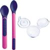 MAM Cucchiaino heat sensitive & cover rosa - MAM