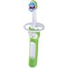 MAM Baby's Brush, Spazzolino denti bambini 6+ mesi con impugnatura antiscivolo, Spazzolino setole morbide per i primi dentini, Giallo